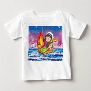 Camiseta De Bebé Valiente marinero