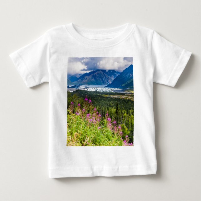 Camiseta De Bebé Valle de Matanuska, Alaska del Sur (Anverso)