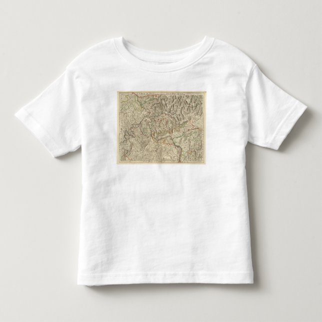 Camiseta De Bebé Valle del río Rhine (Anverso)