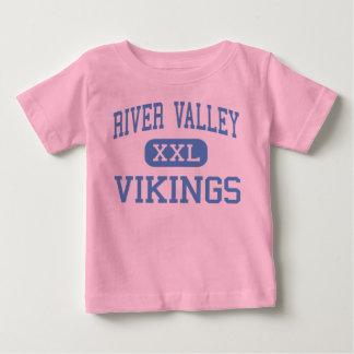 Camiseta De Bebé Valle del Río - Vikings - Escuela Secundaria - Mar