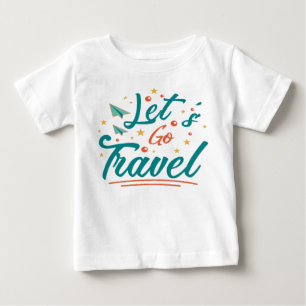 Camiseta De Bebé Vámonos de viaje 