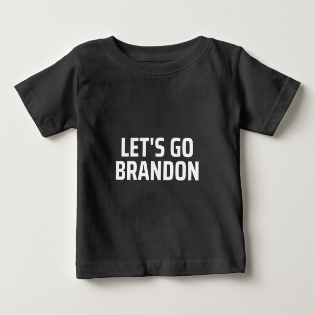 Camiseta De Bebé vamos a brandon (Anverso)