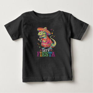 Camiseta De Bebé Vamos a Fiesta Cinco De Mayo T Rex Dinosaurio