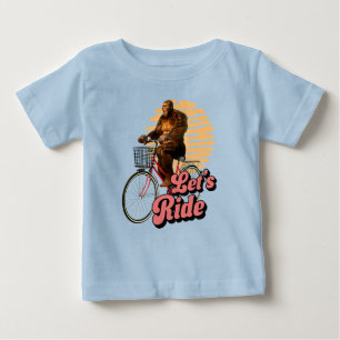 Camiseta De Bebé Vamos a montar en bicicleta Bigfoot Humor de cicli