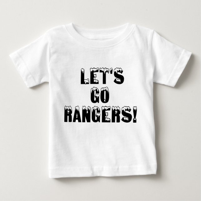 CAMISETA DE BEBÉ VAMOS A RANGERS (Anverso)