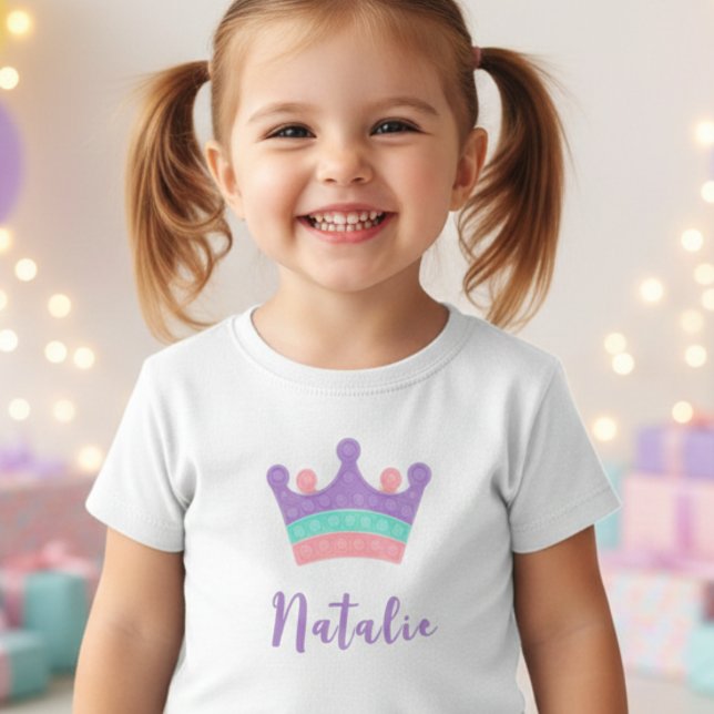 Camiseta De Bebé ¡Vamos! Pastel pop it chica (Subido por el creador)