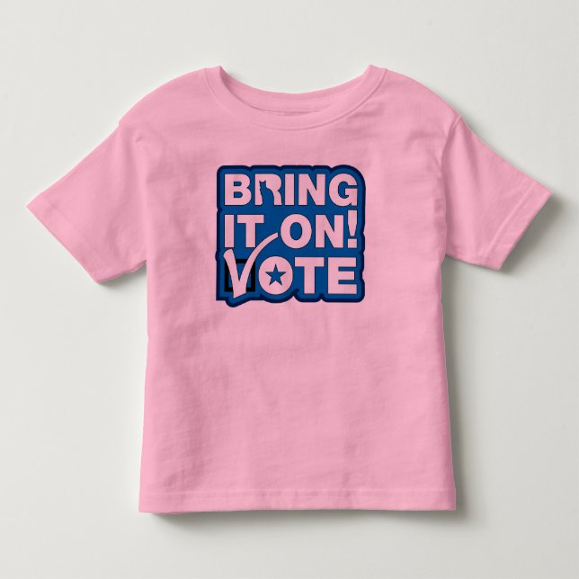 Camiseta De Bebé ¡Vamos! VOTACIÓN (Anverso)
