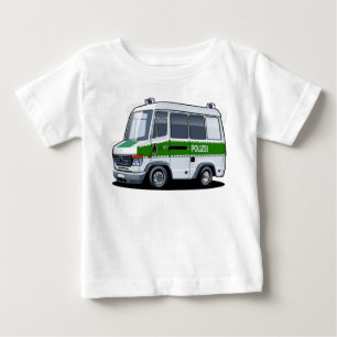 Camiseta De Bebé Van de la policía personalizado