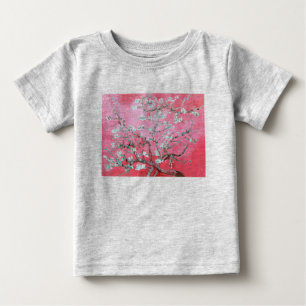 Camiseta De Bebé Van Gogh Almond Blossoms Azul rosa