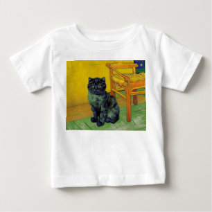 Camiseta De Bebé Van Gogh Black Cat