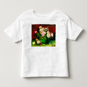 Camiseta De Bebé Van Gogh Peonies y Rosas