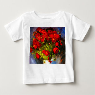 Camiseta De Bebé Van Gogh Red Poppies