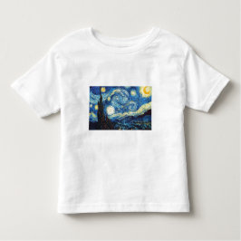 Camiseta De Bebé Van Gogh Starry Night Peace Love Destiny