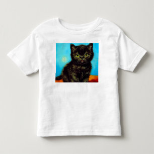Camiseta De Bebé Van Gogh Style Pouting Kitten