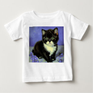 Camiseta De Bebé Van Gogh Tuxedo Kitten