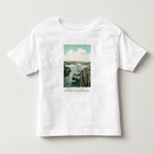 Camiseta De Bebé Vapor del caballo blanco (Anverso)