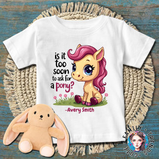 Camiseta De Bebé Vaqueira Del Futuro ¿Es Demasiado Pronto Para Pedi