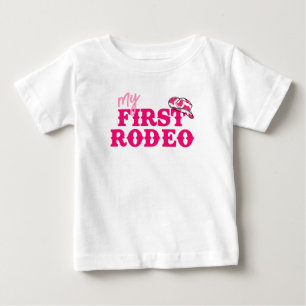 Camiseta De Bebé Vaquera de Disco Primer Rodeo