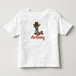 Camiseta De Bebé Vaquero de cumpleaños personalizado