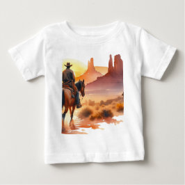 Camiseta De Bebé Vaquero del desierto 