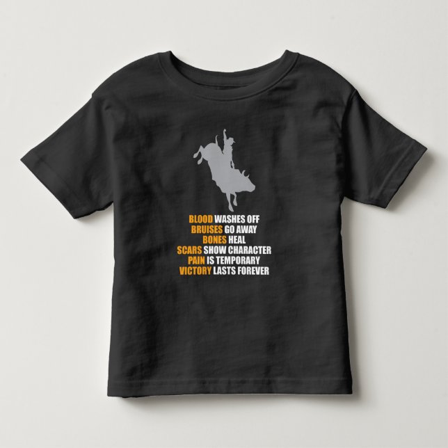 Camiseta De Bebé Vaquero del jinete del rancho de Tejas del rodeo (Anverso)