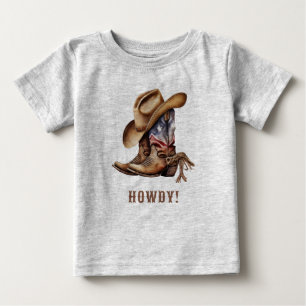 Camiseta De Bebé Vaquero del oeste salvaje hola