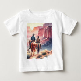Camiseta De Bebé Vaquero del Salvaje Oeste 