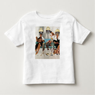 Camiseta De Bebé Vaquero dormido en salón de belleza