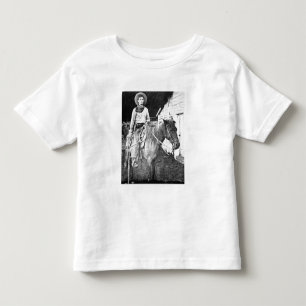 Camiseta De Bebé Vaquero estadounidense en Kansas, c.1880 (foto de