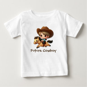 Camiseta De Bebé Vaquero Futuro Adorable