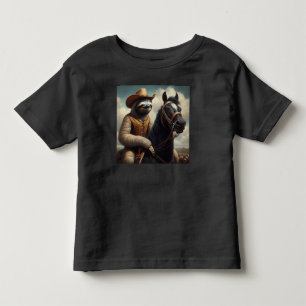 Camiseta De Bebé Vaquero Perezoso