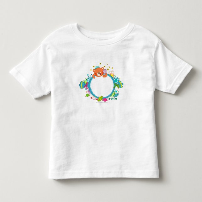Camiseta De Bebé Variedad de caramelos (Anverso)