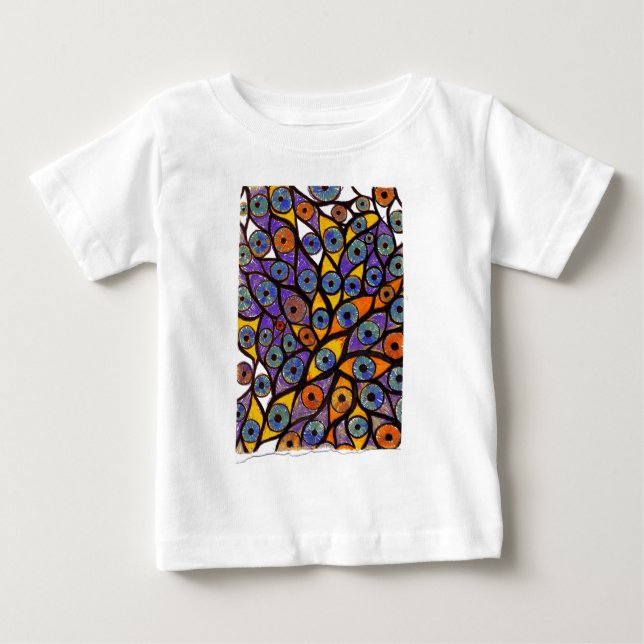 Camiseta De Bebé Varios ojos (Anverso)