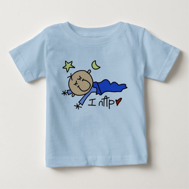 Camiseta de bebé varón duermo (Anverso)