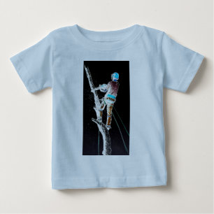 Camiseta De Bebé Varsovia arborista cirujana eléctrica