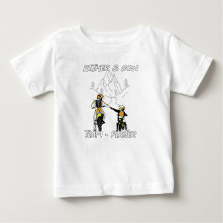 Camiseta De Bebé Vater und Sohn Team-Spieler