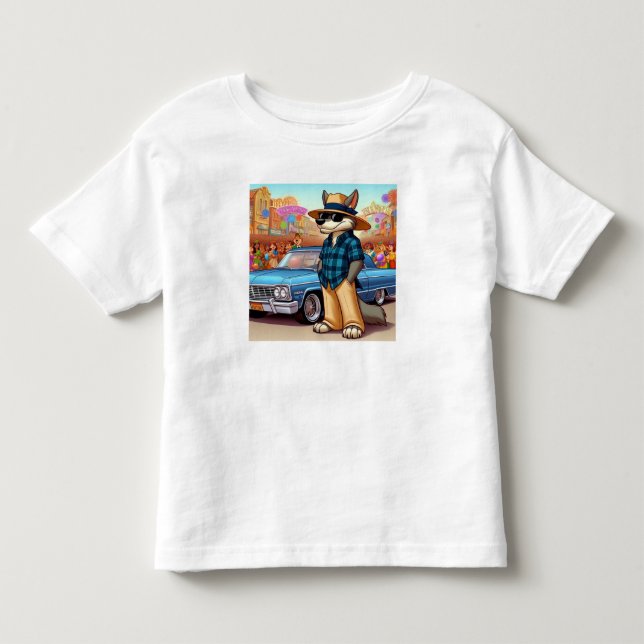 Camiseta De Bebé Vato Lobo "Año Nuevo" (Anverso)