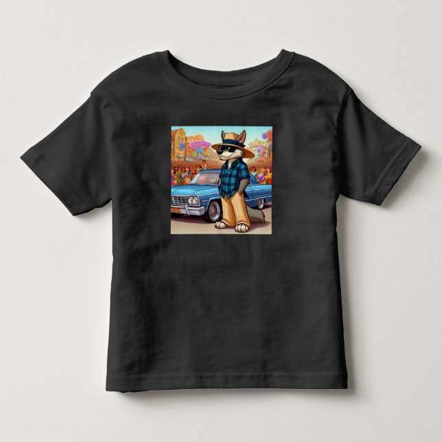 Camiseta De Bebé Vato Lobo "Año Nuevo" (Anverso)