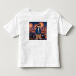 Camiseta De Bebé Vato Lobo el 4 de julio   