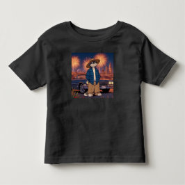 Camiseta De Bebé Vato Lobo el 4 de julio   