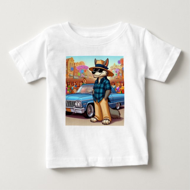 Camiseta De Bebé Vato Lobo "New Year" (Anverso)
