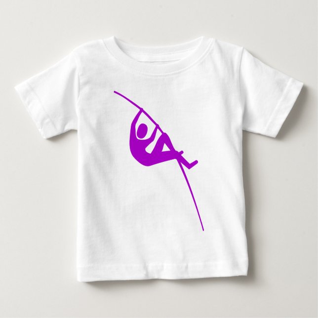 Camiseta De Bebé Vaulting Pole - Púrpura (Anverso)