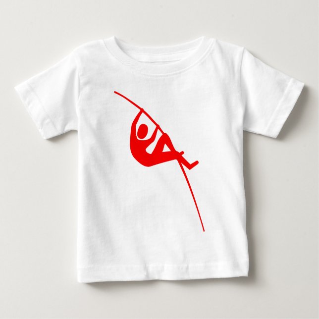 Camiseta De Bebé Vaulting Pole - Rojo (Anverso)
