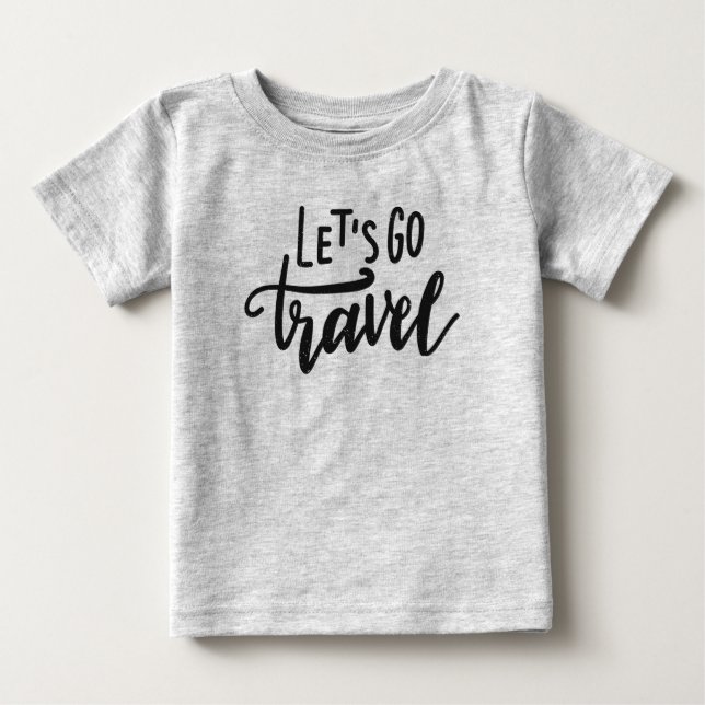 Camiseta De Bebé Vayamos viaje (Anverso)