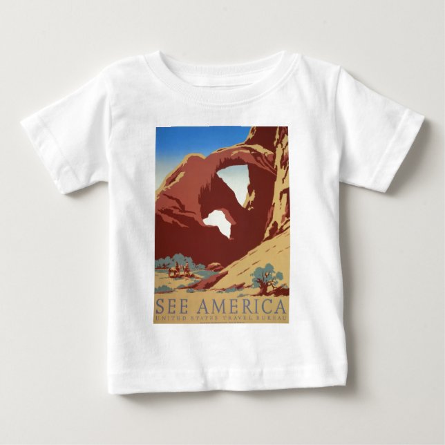 Camiseta De Bebé Vea América II (Anverso)