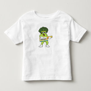 Camiseta De Bebé Vegan Broccoli en Music with Guitar