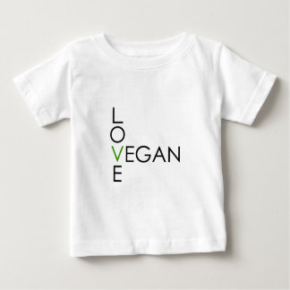 Camiseta De Bebé Vegano del amor