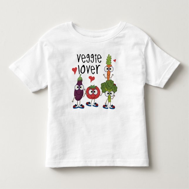 Camiseta De Bebé Veggie Lover (Anverso)