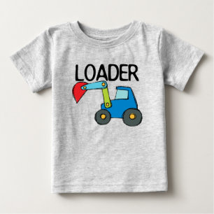 Camiseta De Bebé Vehículo de construcción del cargador