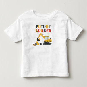 Camiseta De Bebé Vehículo de Construcción para Futuros Constructore
